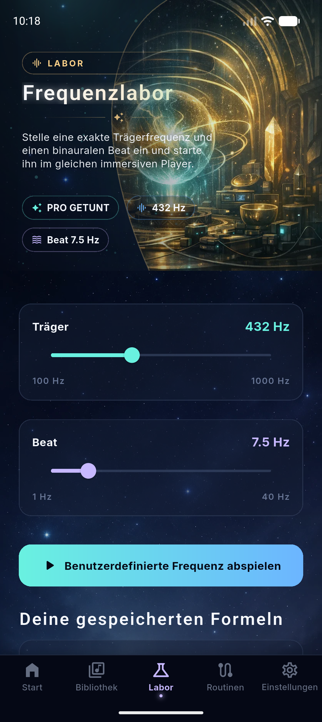 Platzhalter für NeuroHz-Frequenzlabor