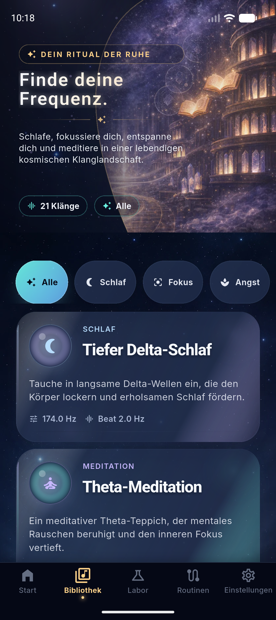 Gemacht für echte Rituale, nicht für passives Hintergrundaudio.