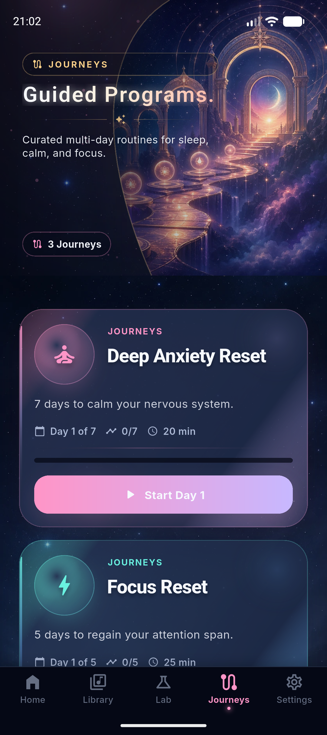NeuroHz routines screenshot placeholder