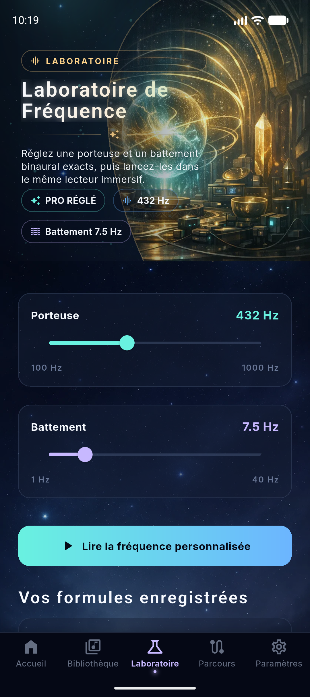Emplacement de capture du laboratoire NeuroHz