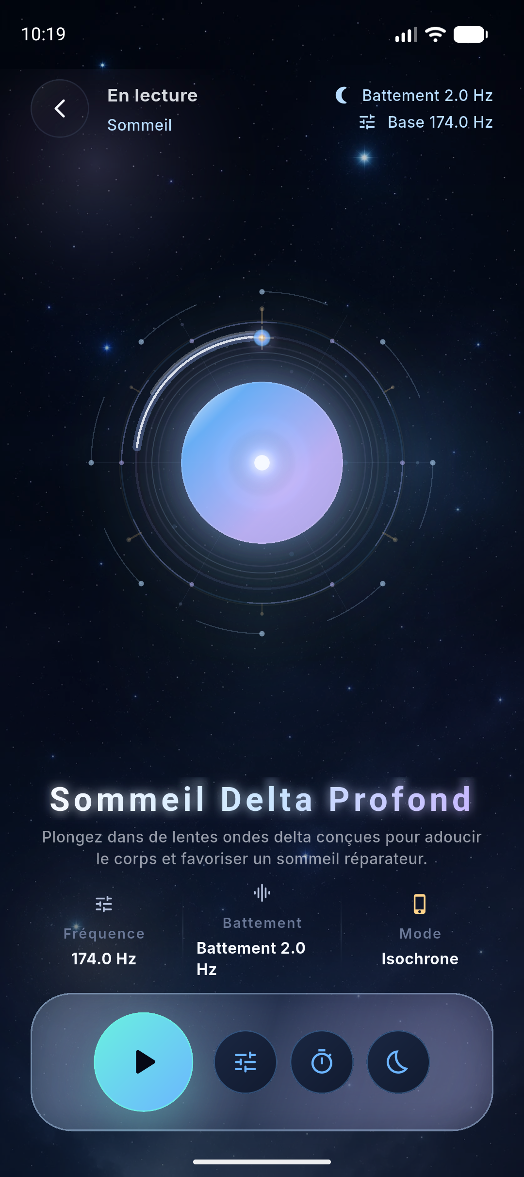 Emplacement de capture du lecteur NeuroHz