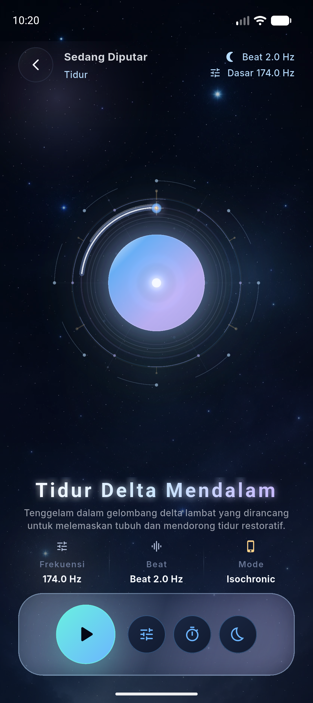 NeuroHz player screenshot placeholder