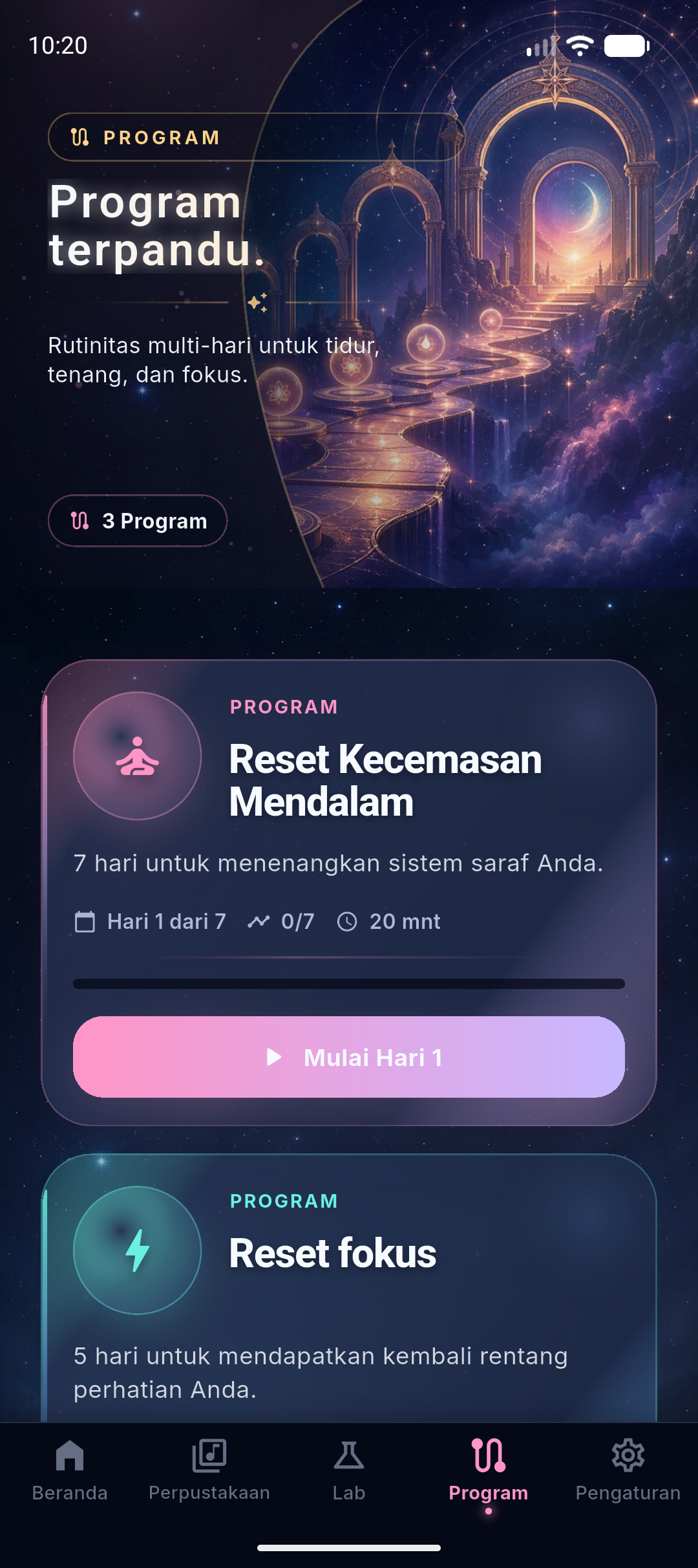 NeuroHz routines screenshot placeholder