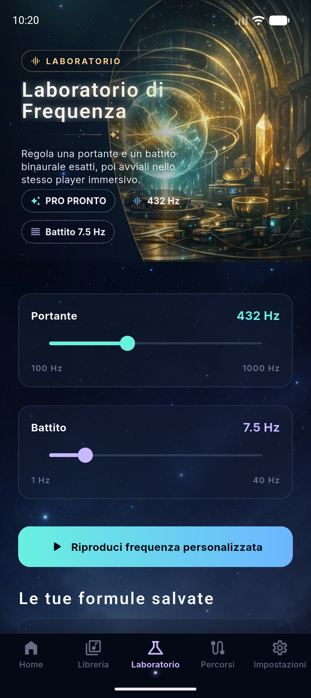 Segnaposto per il laboratorio di NeuroHz