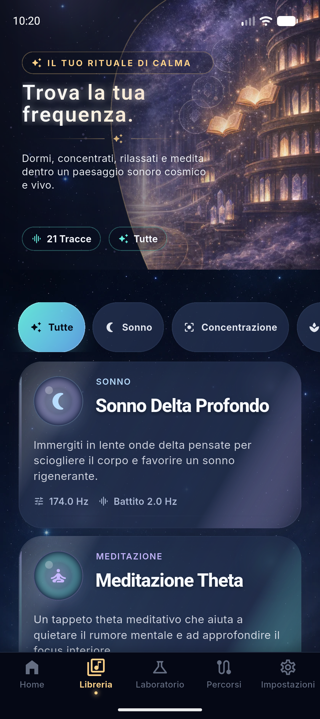 Pensata per rituali veri, non per audio di sottofondo.