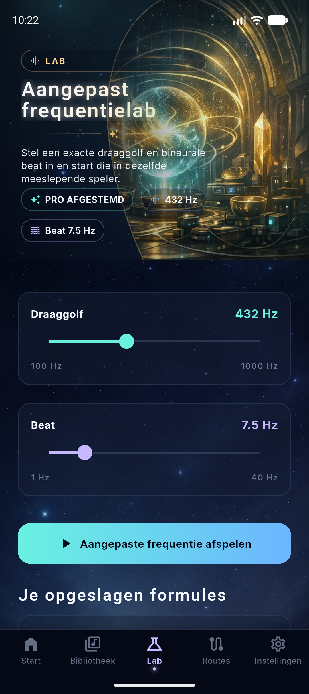 Placeholder voor NeuroHz-frequentielab