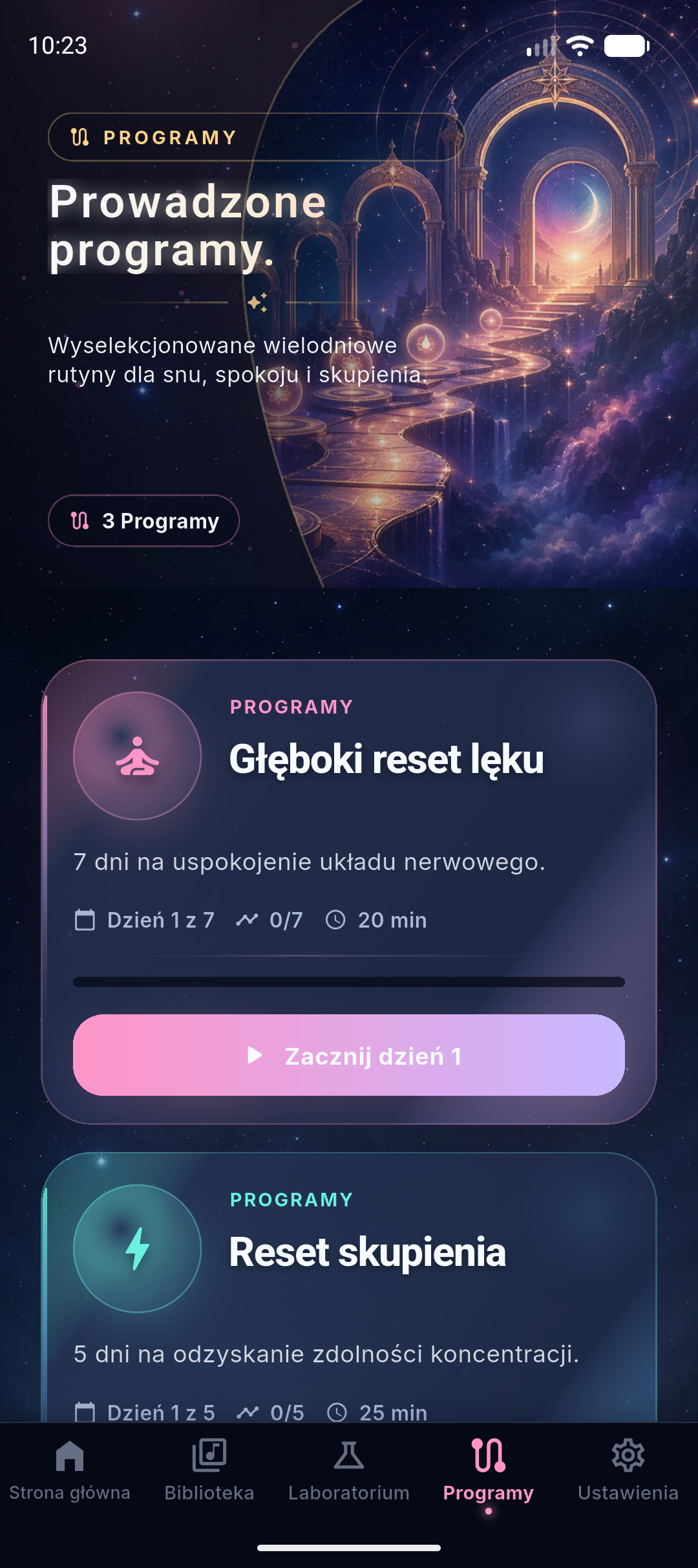NeuroHz routines screenshot placeholder