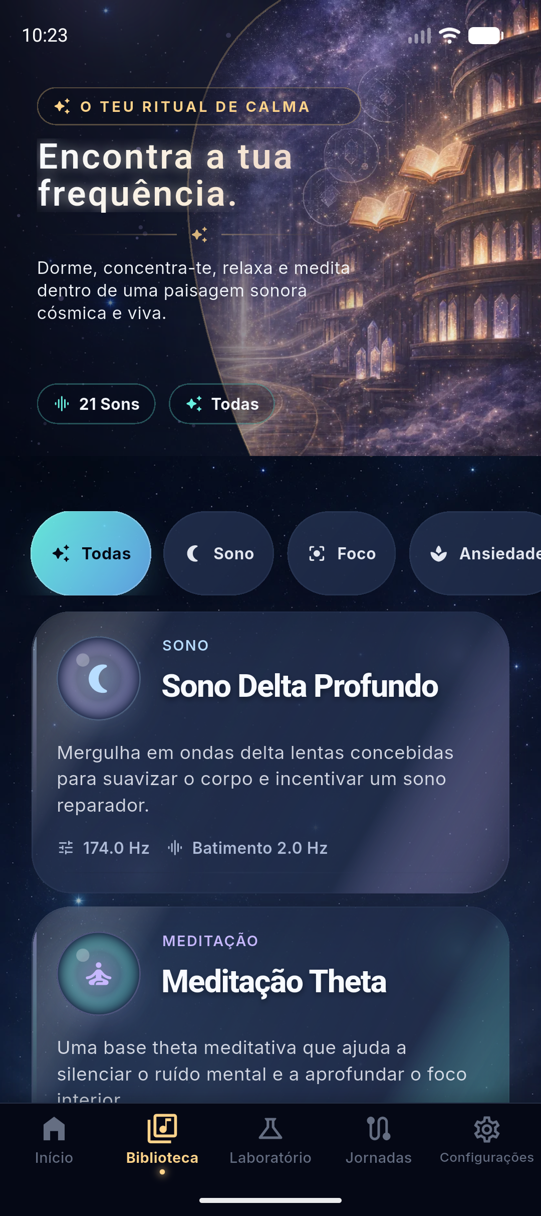 Feito para rituais reais, não para áudio de fundo passivo.