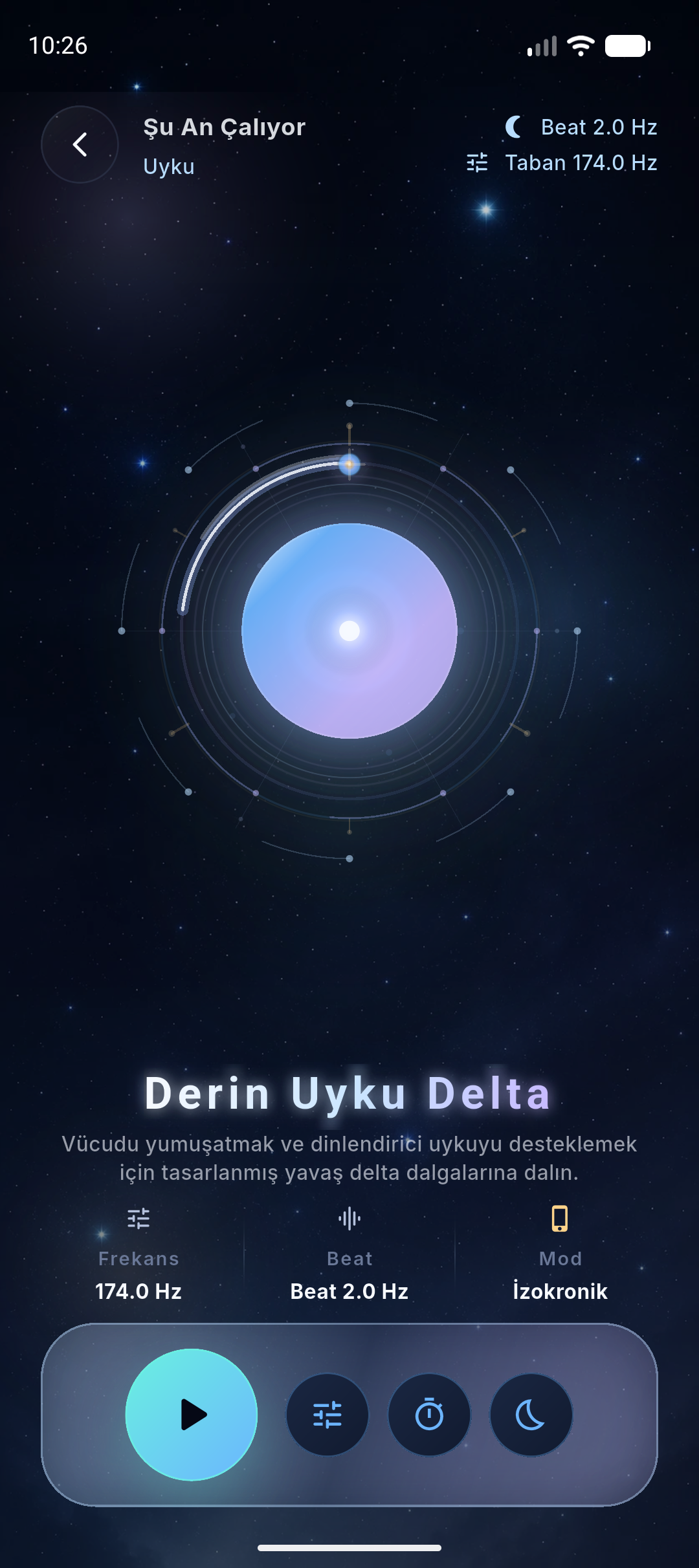 NeuroHz player screenshot placeholder